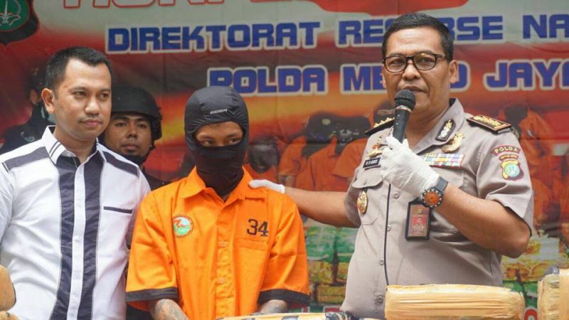 Polda Metro Jaya Berhasil Amankan Kurir Ganja Seberat 252,5 Kg di Karawang Jawa Barat