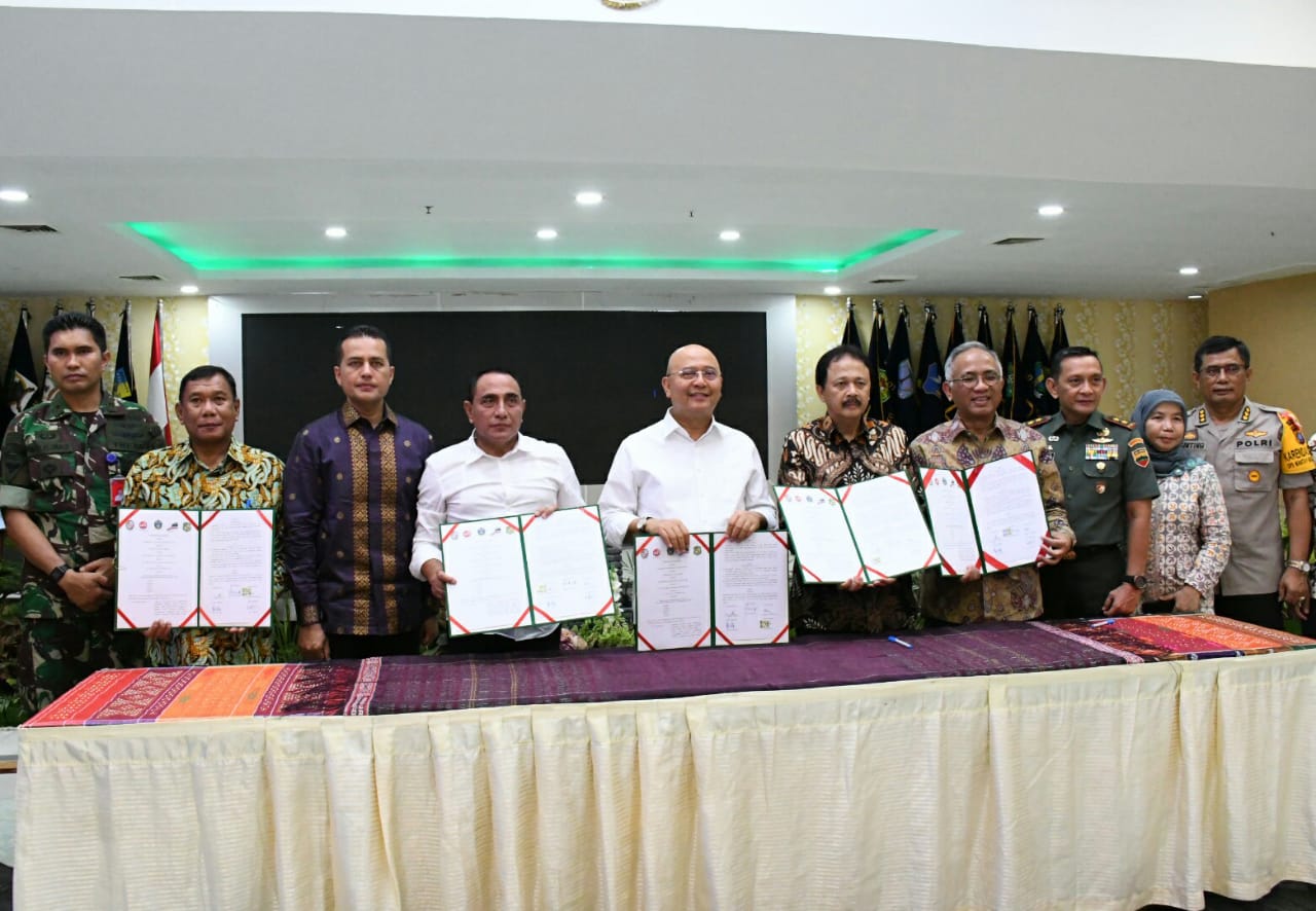 PangdamI/BB Hadiri Penanda Tanganan Kesepakatan  Kerjasama Pembangunan TOL Dalam Kota