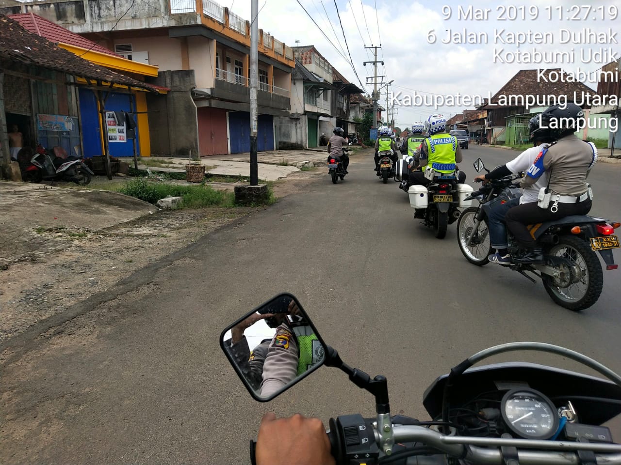 Kapolres Lampung Utara Pimpin Razia Lalu Lintas Dengan Hunting System