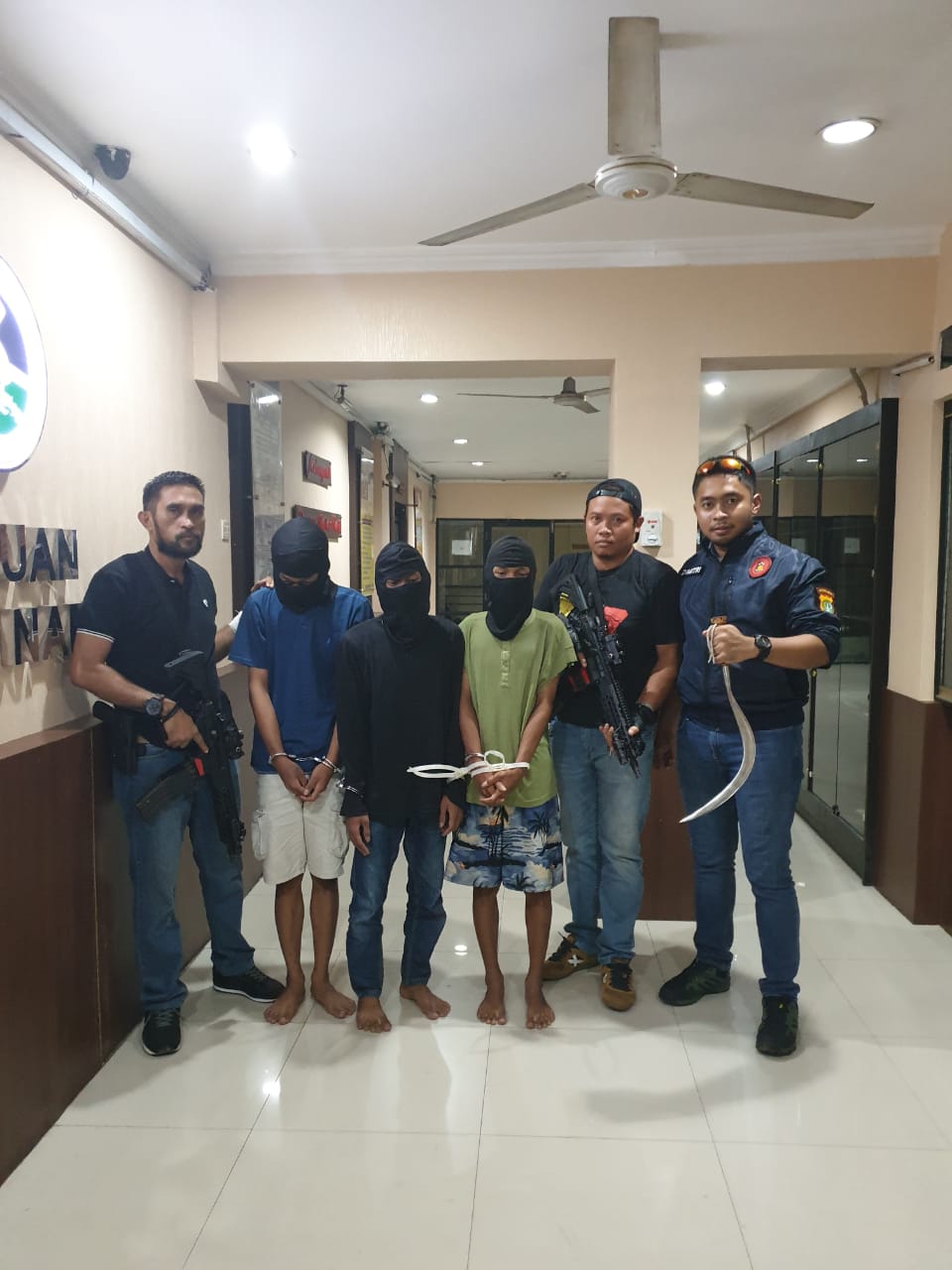 3 Orang Pemuda Terduga Begal Diamankan Polisi