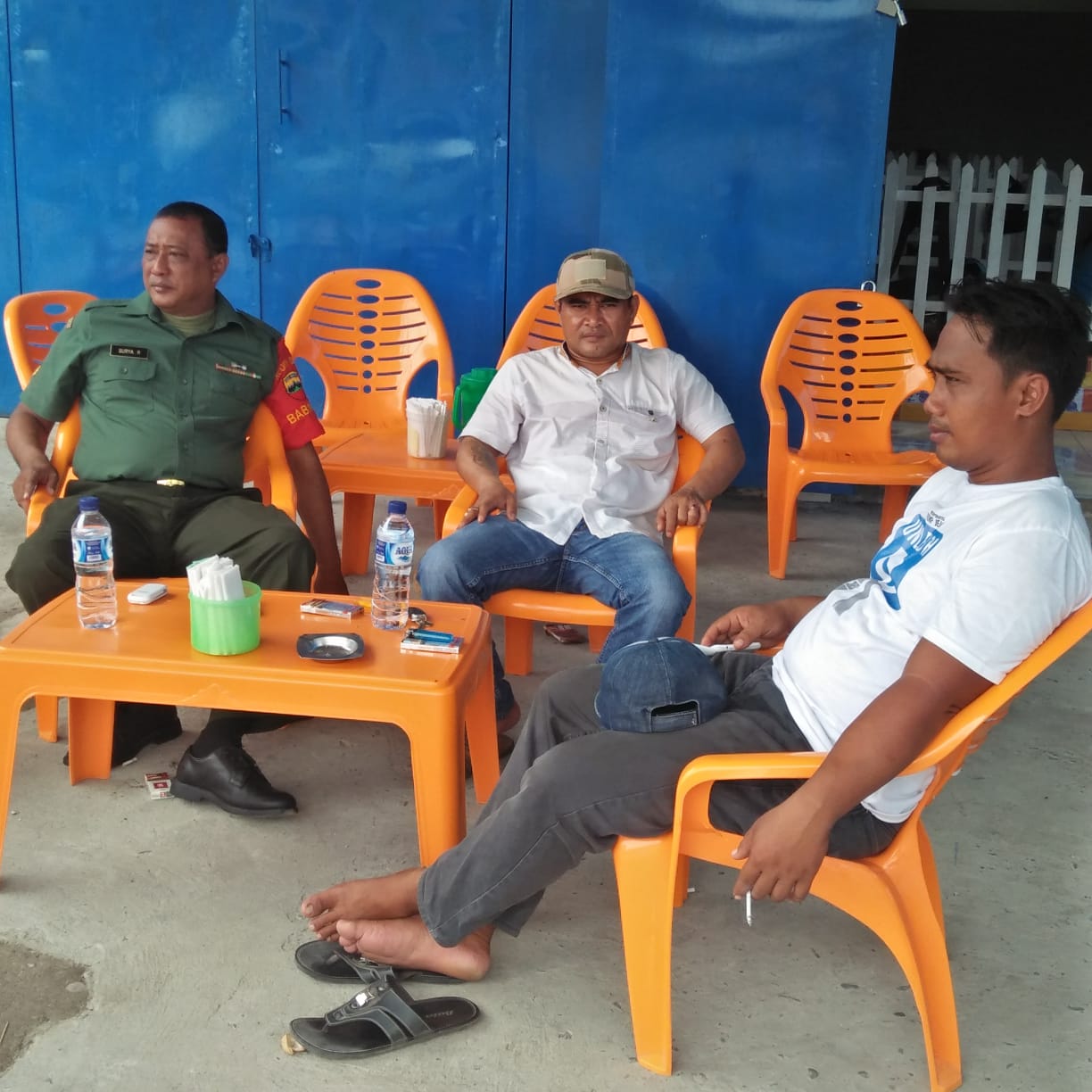 Babinsa Desa Tembung Koramil 13/PST Kodim 0201/BS Komsos Dengan Tokoh Pemuda