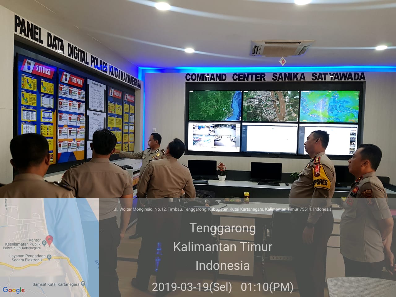 Kapolres Kukar Supervisi Ops Mantap Brata 2018
