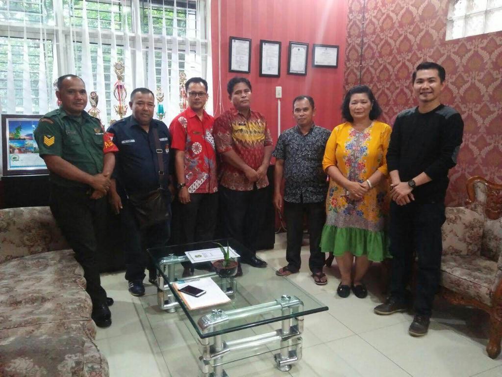 Babinsa Koramil 05/MB Lakukan Komsos Dengan Kepala Sekolah dan Guru sekolah Global Prima