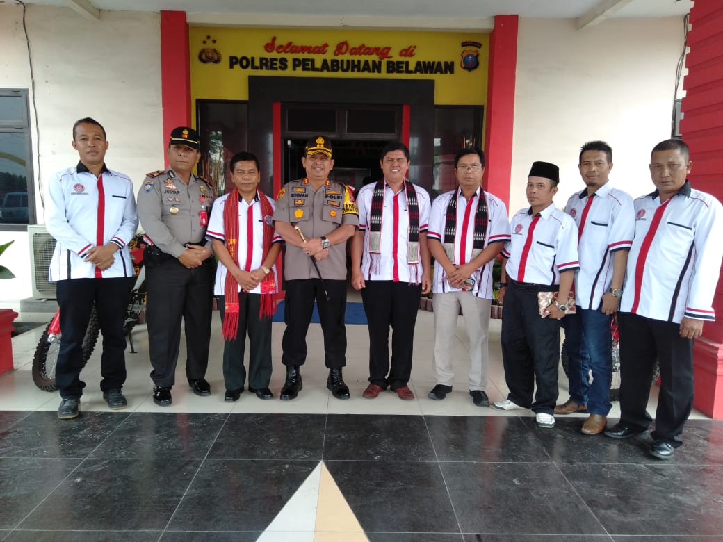 Horas Bangso Batak Berkunjung ke Polres Pelabuhan Belawan
