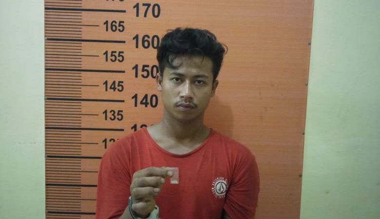 Kantongi Sabu, Si  Gundul di Ringkus Pegasus Pancur Batu