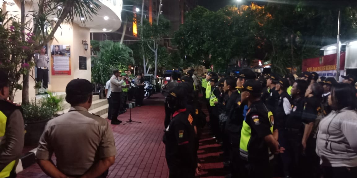 Citra Bhayangkara dan Mitra Jaya Se Kecamatan Grogol Petamburan Melaksanakan Apel dan Deklarasi Bersama