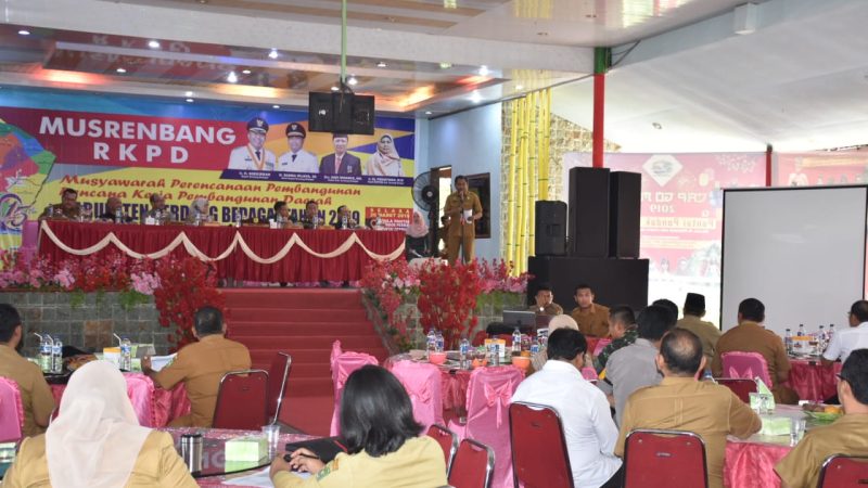 Wabup Darma Wijaya Pimpin Musrenbang Kabupaten Sergai Tahun 2019