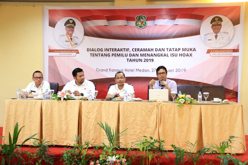 Pemko Medan Edukasi Masyarakat Tangkal  Penyebaran Isu Hoax