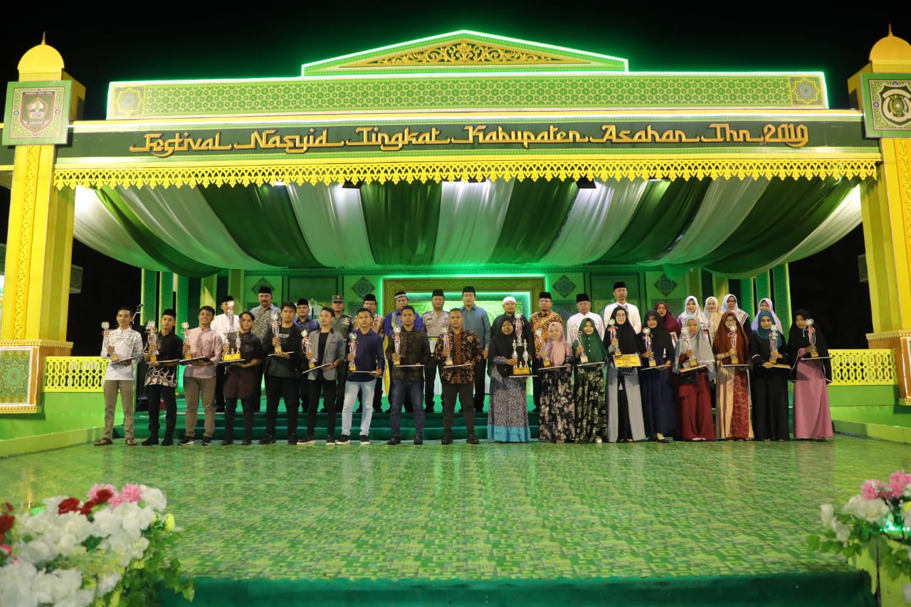 Tanjung Balai dan Teluk Dalam Juara Festival Nasyid Asahan 2019