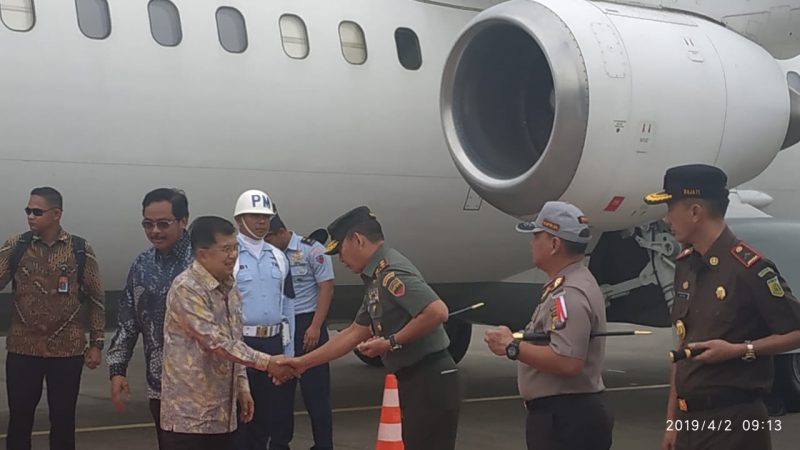 Pangdam I/BB Sambut Kedatangan Wapres RI di Batam