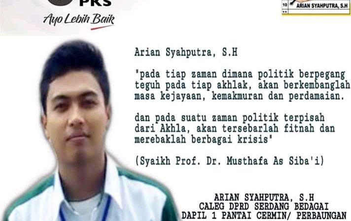 Dari aktivis Dakwah, Anak Muda Ini Bertekad Akan Berkiprah di Kursi Legislatif