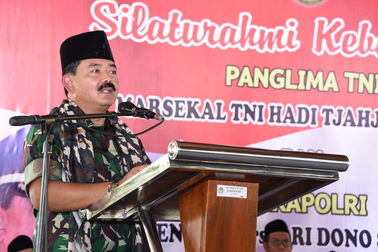 Panglima TNI Silaturahmi Dengan Alim Ulama dan Warga Banyumas