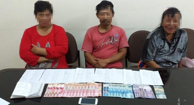 Polres Kukar Berhasil Amankan Tiga Orang Pelaku Perjudian Jenis Togel