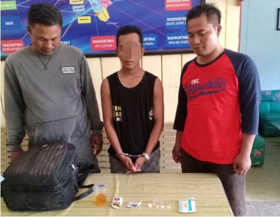 Unit Reskrim Polsek Kenohan Berhasil Tangkap Satu Pemain Narkoba