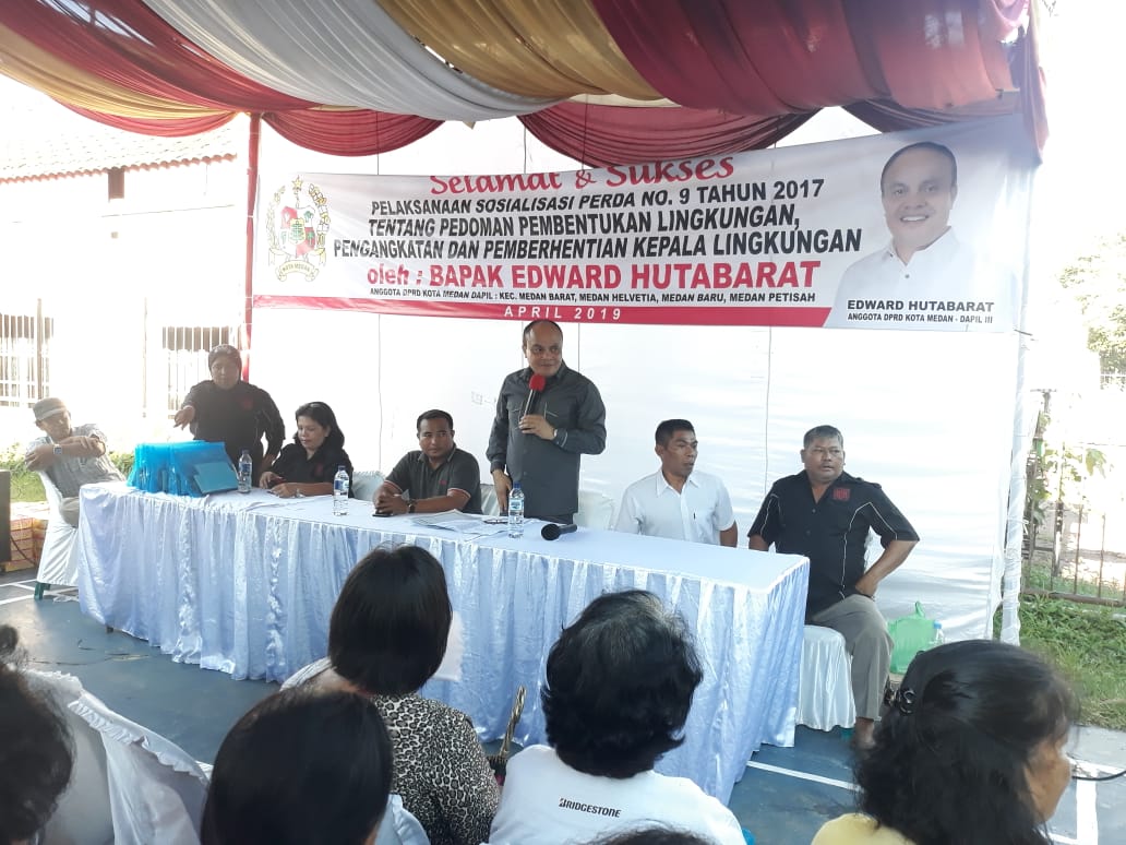 Hati-Hati Perda Kepling Sudah Ada, Edward Hutabarat : Kepling Harus Mampu Bekerja Maksimal Melayani Masyarakatnya