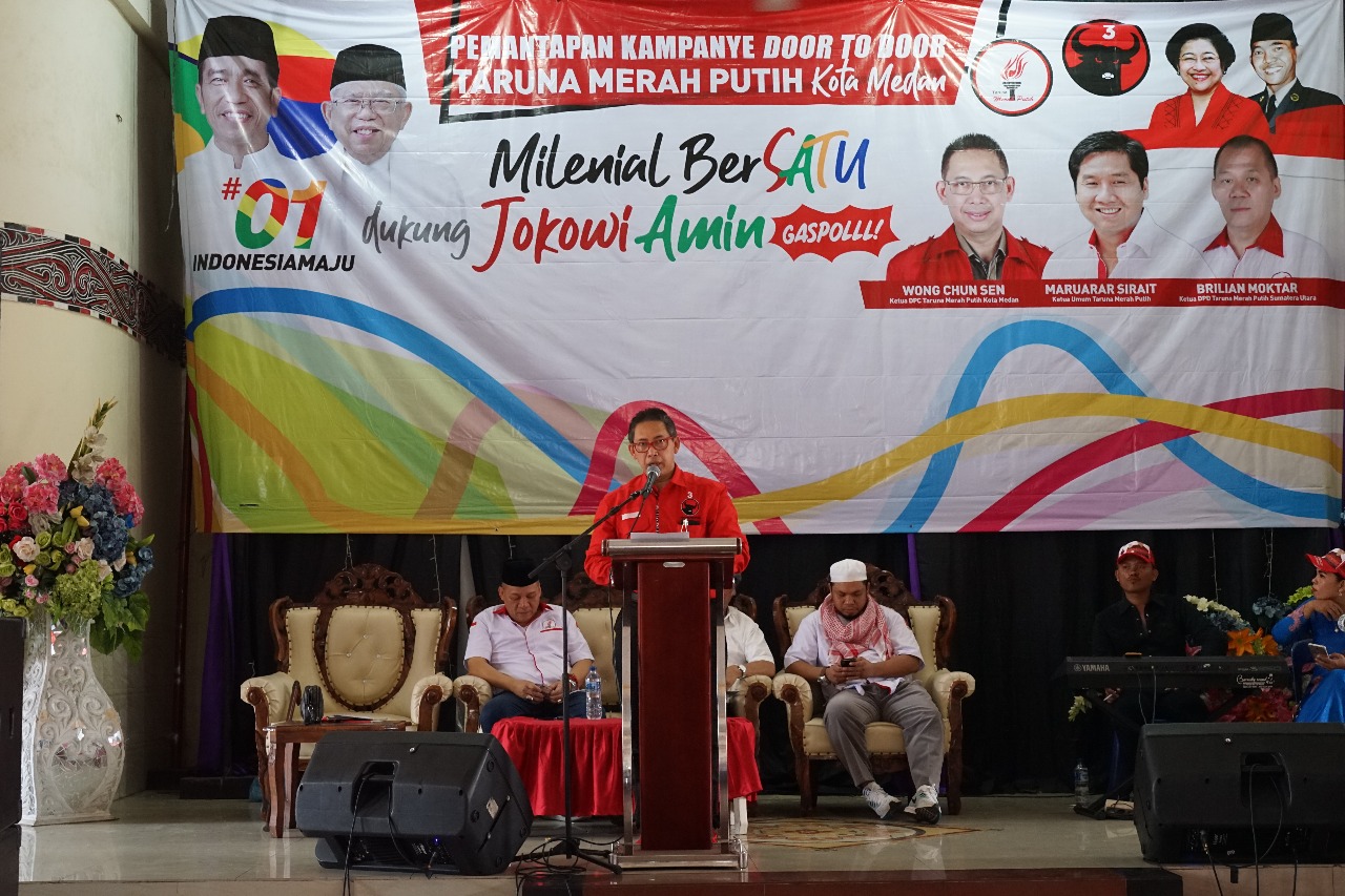 Door to Door Anak Muda Milenial Bersama TMP Maju Beri Dukungan Kepada Jokowi dan Ma’aruf Amin