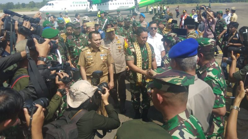 Kapolda Lampung Hadiri Undangan ” Peresmian Pemanfaatan” Pangkalan Udara TNI Angkatan Darat Gatot Soebroto