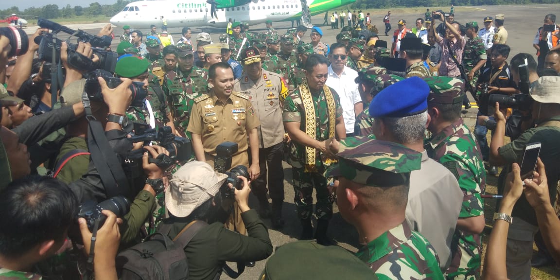 Kapolda Lampung Hadiri Undangan ” Peresmian Pemanfaatan” Pangkalan Udara TNI Angkatan Darat Gatot Soebroto