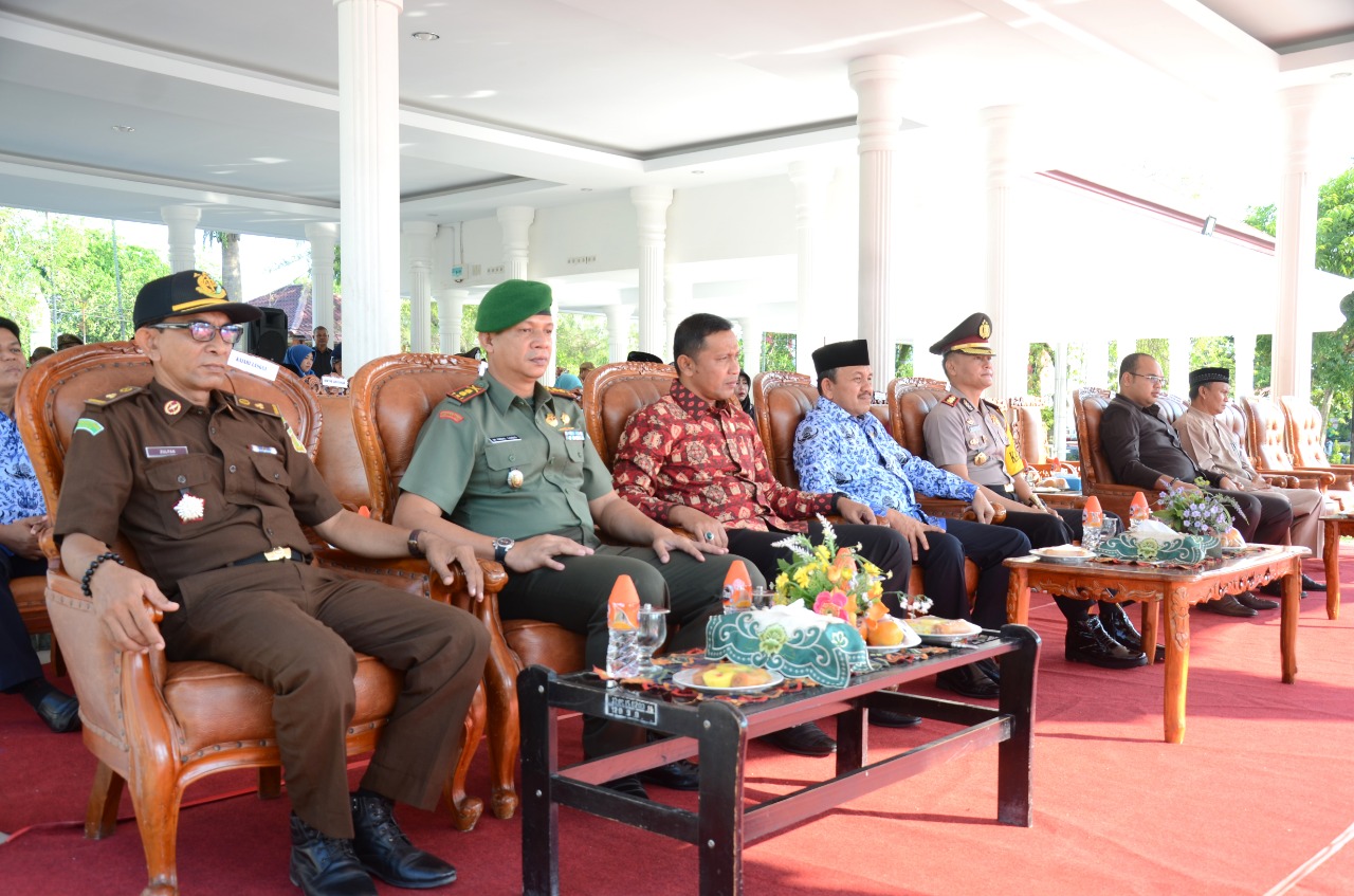Upacara Peringatan HUT Damkar ke 100, SATPOL PP Ke 69, LINMAS Ke 57 dan WH Ke 16 Berlangsung Khidmat