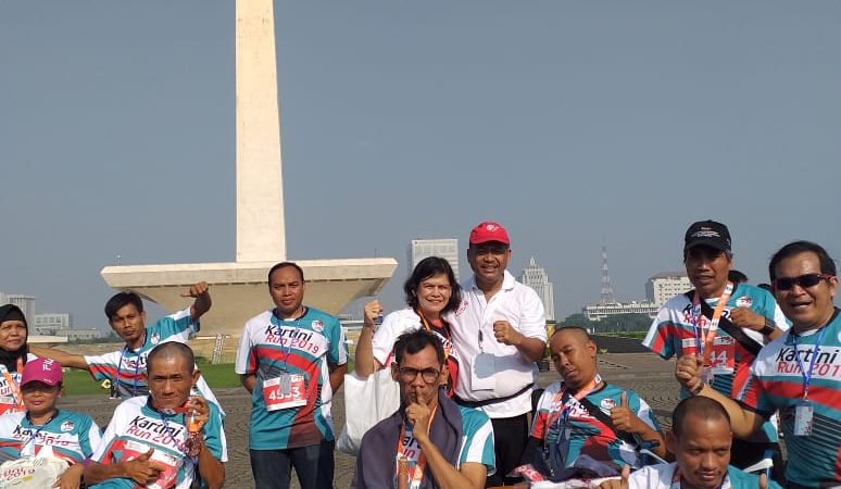 23 Penyandang Disabilitas Binaan PSBD Budi Bhakti Turut Ramaikan Euforia Kartini Run