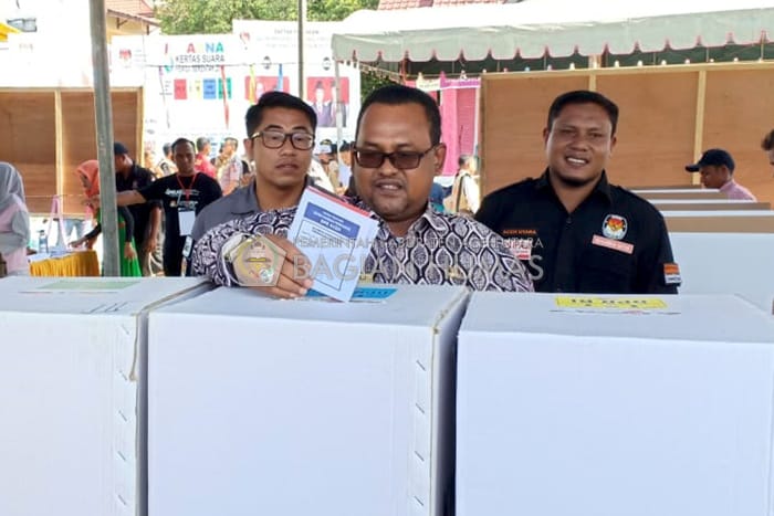 Wakil Bupati Aceh Utara Ikut Simulasi Pencoblosan