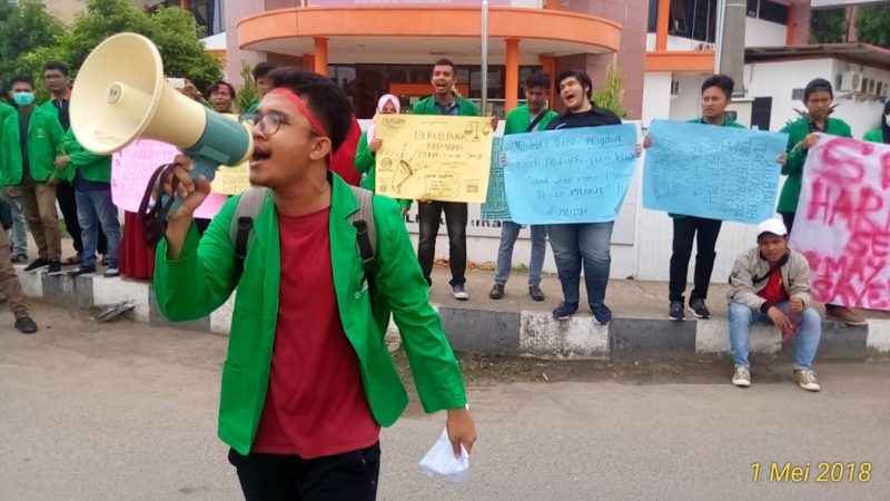 Katakan Aksi Tolak PT EMM Ditunggangi, Segenap Aktivis Kecam Pernyataan Rektor Unsyah