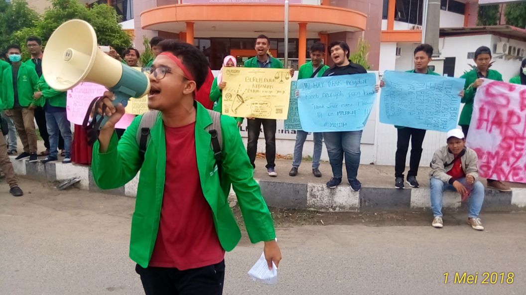 Katakan Aksi Tolak PT EMM Ditunggangi, Segenap Aktivis Kecam Pernyataan Rektor Unsyah