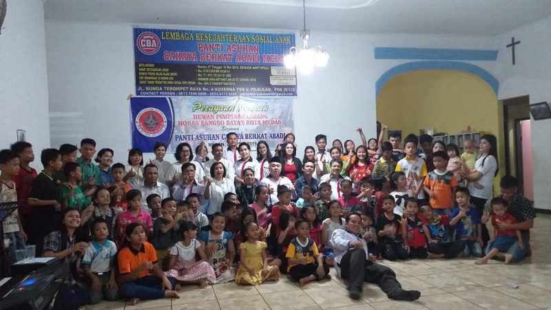 DPC HBB Kota Medan Merayakan Paskah Bersama Anak Panti Asuhan