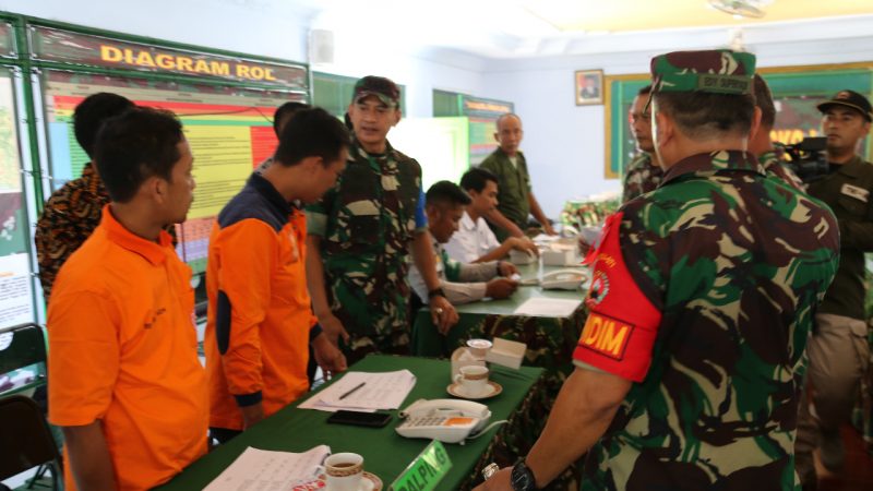 Danrem 071/Wijayakusuma Buka Latihan Posko I Kodim 0711/Pemalang