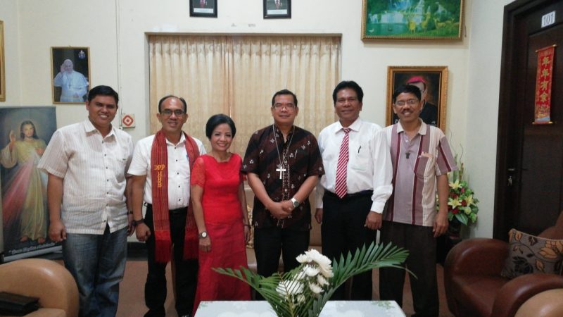 Pengurus DPP HBB Silaturrahmi Dengan Pucuk Pimpinan Katolik Provsu
