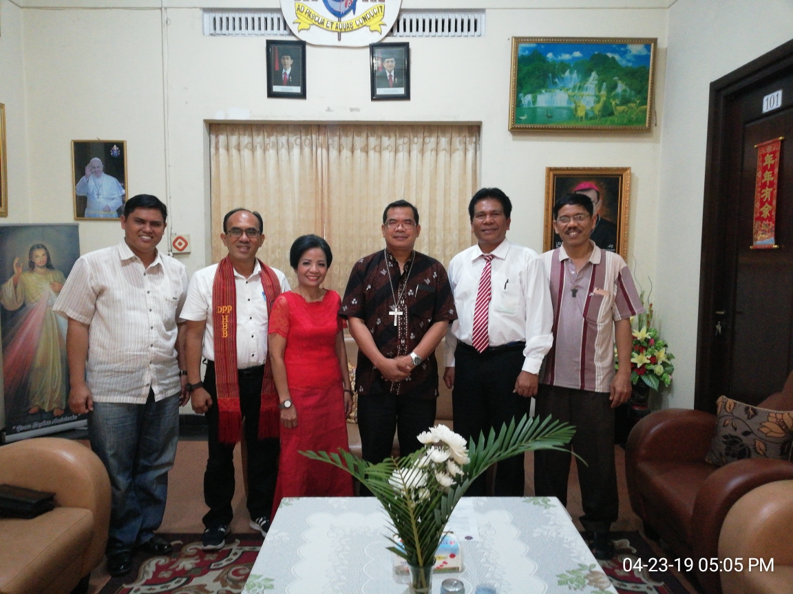 Pengurus DPP HBB Silaturrahmi Dengan Pucuk Pimpinan Katolik Provsu