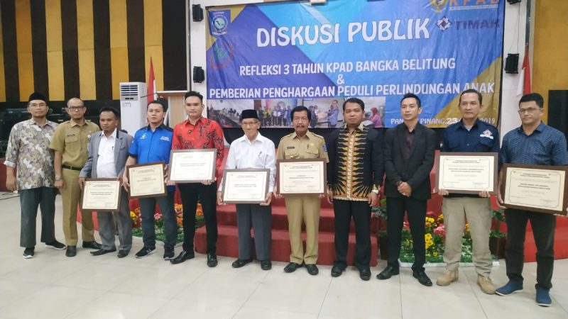 KPAD Babel Gelar Diskusi Panel, HPI dan IMO Indonesia Kepulauan Babel Mendapatkan Penghargaan