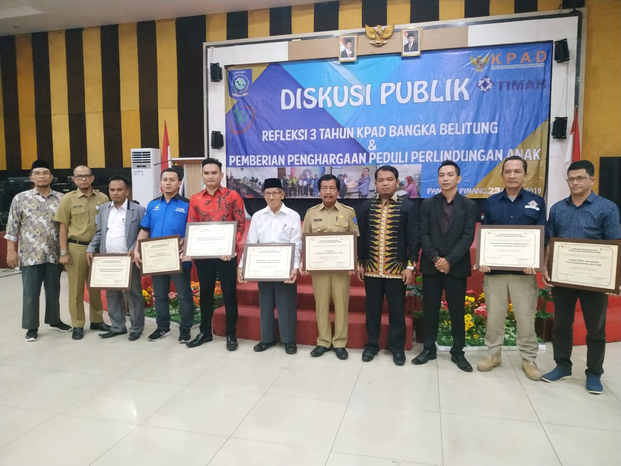 KPAD Babel Gelar Diskusi Panel, HPI dan IMO Indonesia Kepulauan Babel Mendapatkan Penghargaan