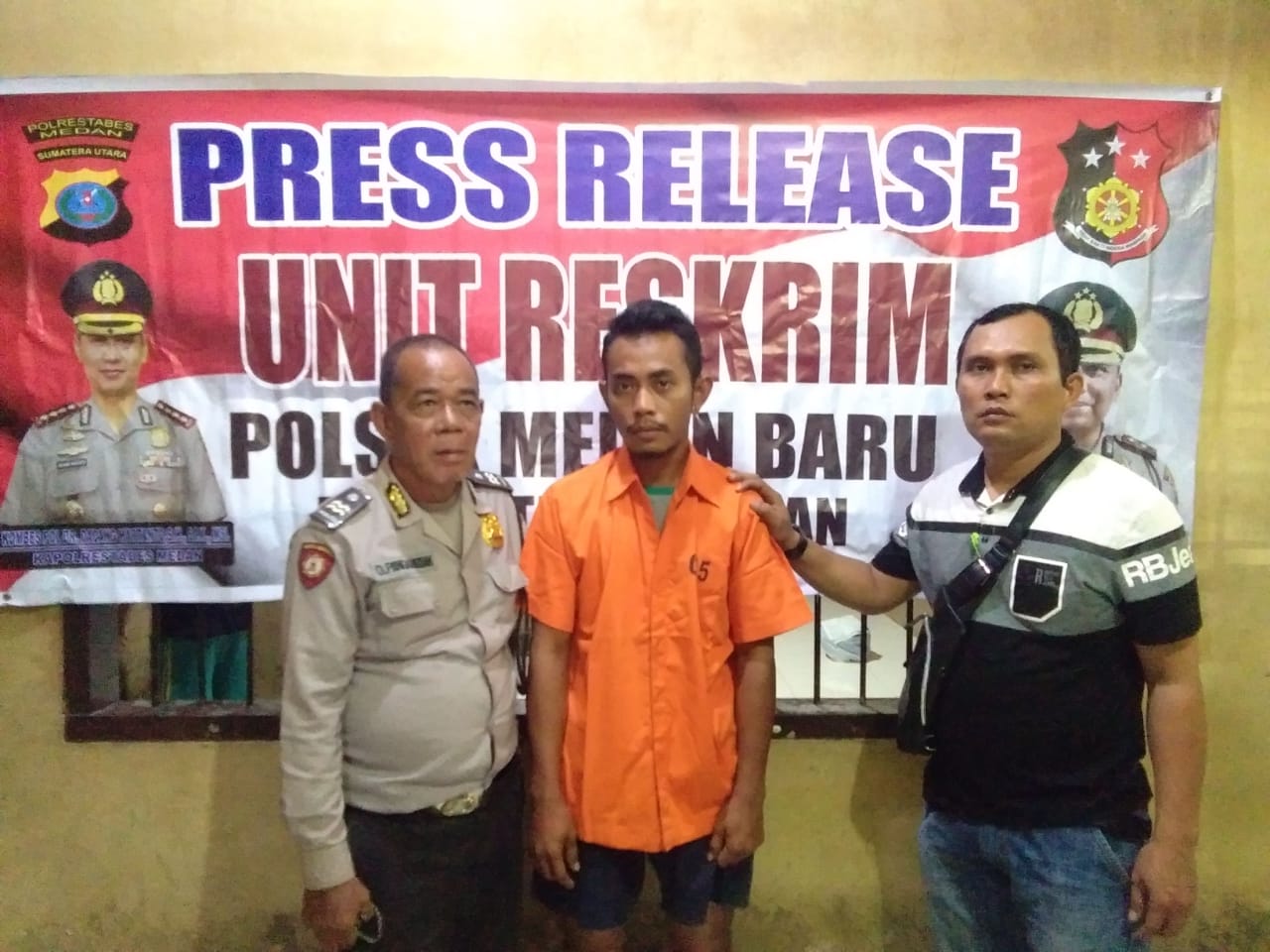 Rampok HP Penumpang Betor, Mustamin Nyangkut di Sel Polsek Medan Baru