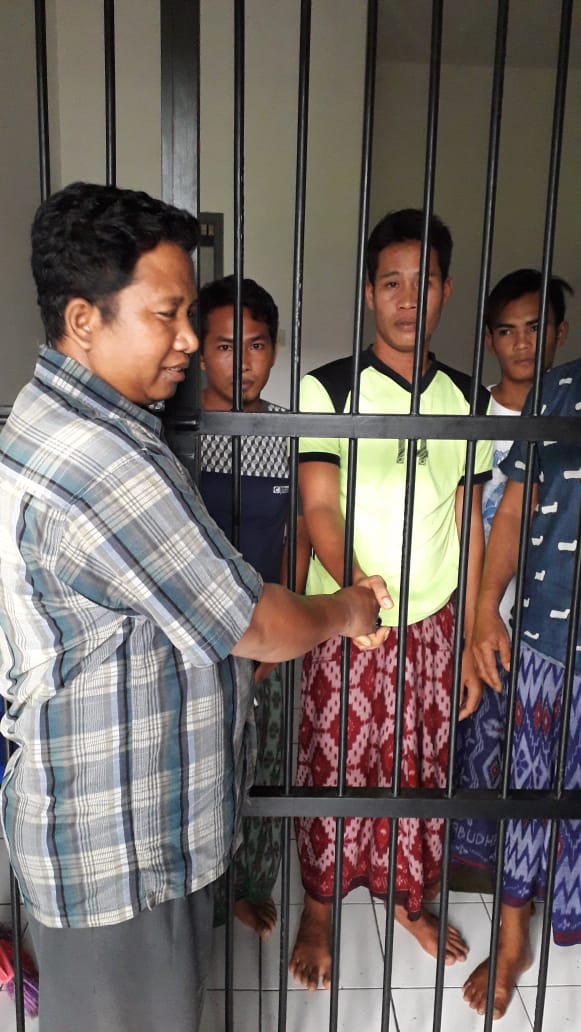 EMPAT NELAYAN DESA SERIWE KEC JERUWARU KAB LOMBOK TIMUR NTB DIKRIMINALISASI