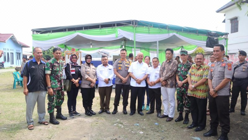 KAPOLRESTABES MEDAN BERSAMA WALIKOTA MEDAN DAN DANDIMTABES O201/BS PANTAU PEMUNGUTAN SUARA ULANG