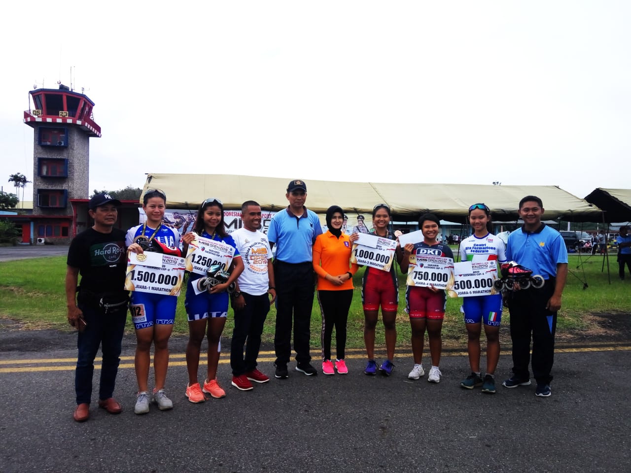 Atelit Inline Skate Pulau Jawa Dominasi Juarai Roller Skate Series II Danlanud Soewondo Cup