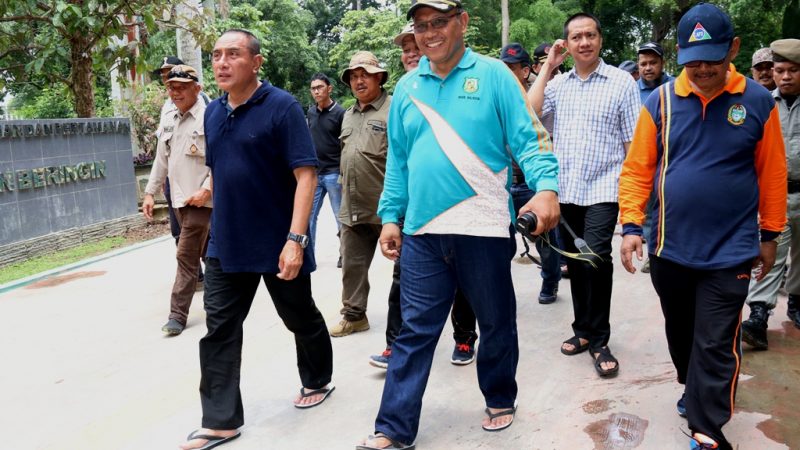 Akhyar Dampingi Gubsu Susuri Sungai Babura