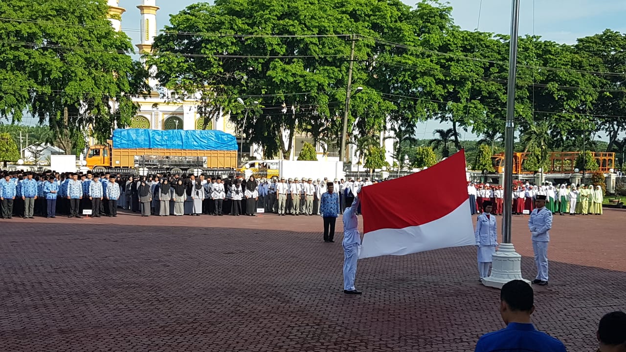 Pemkab Asahan Gelar Upacara Peringatan Hardiknas