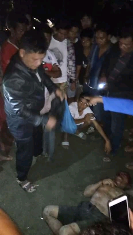 Naas Pria Tak Dikenal Diduga Ingin Congkel Rumah Warga Diamuk Massa