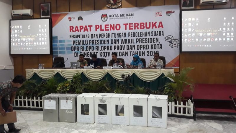 KPU Kota Medan Tetapkan Nama Caleg Dapil 1