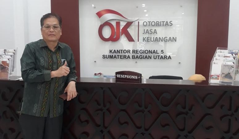 Halomoan H Adukan Perusahaan Jepang PT.Sompo Insurance Indonesia ke Otoritas Jasa Keuangan Perwakilan Sumut