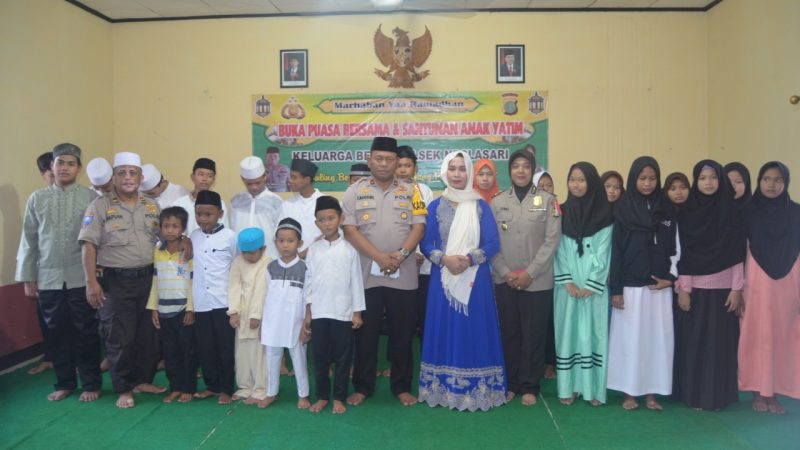 Polsek Neglasari Santuni Anak Yatim di Momen Menabur Kebaikan Di Bulan Ramadhan 1440 H
