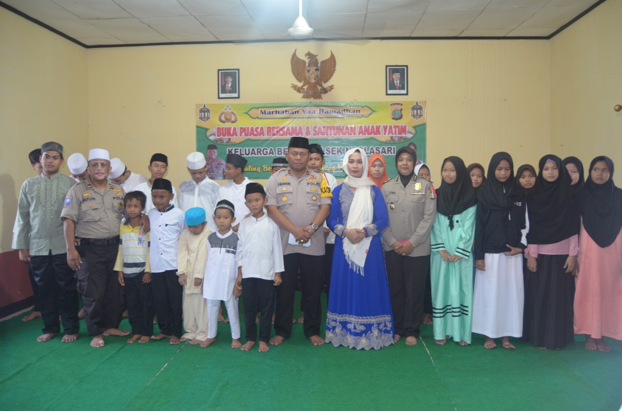 Polsek Neglasari Santuni Anak Yatim di Momen Menabur Kebaikan Di Bulan Ramadhan 1440 H