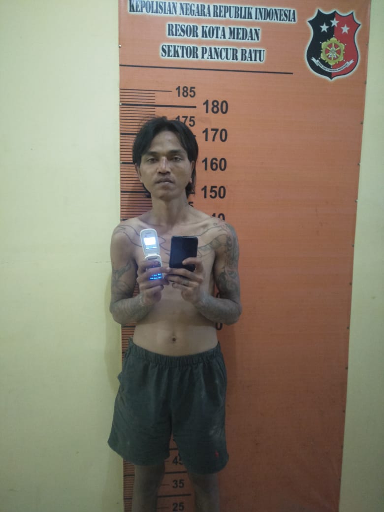 Kepergok Pemilik Rumah Saat Beraksi, Bayu Andira Diringkus Pegasus Polsek Pancur Batu