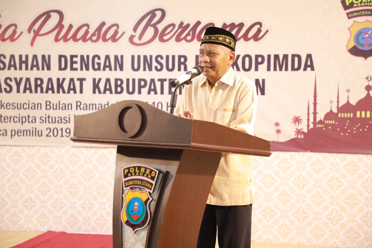 Plt. Bupati Hadiri Buka Puasa Bersama Di Mapolres Asahan
