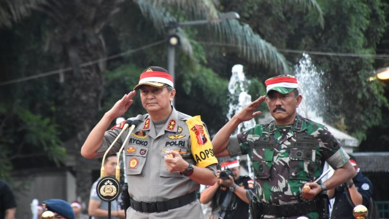 Pangdam dan Kapolda Pimpin Apel Kebangsaan se-Solo Raya