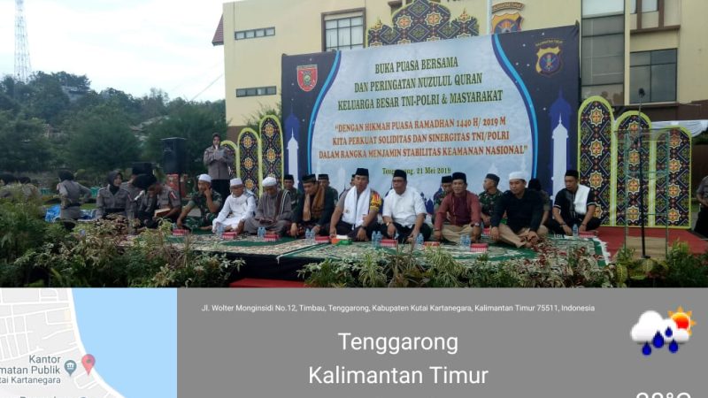 Keluarga Besar TNI – POLRI dan Masyarakat Gelar Buka Puasa Bersama