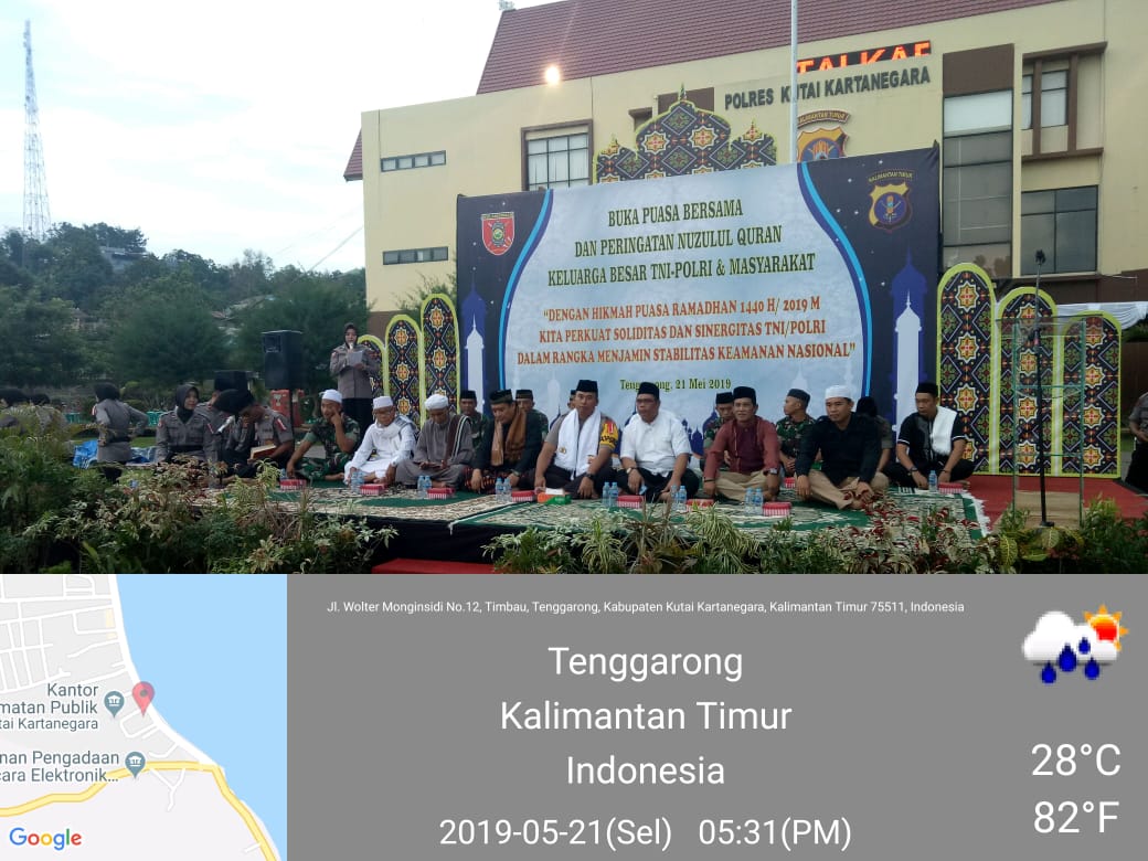 Keluarga Besar TNI – POLRI dan Masyarakat Gelar Buka Puasa Bersama