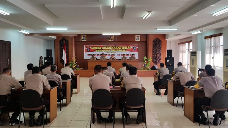 Polres Kukar Laksanakan Perlombaan Bhabinkamtibmas